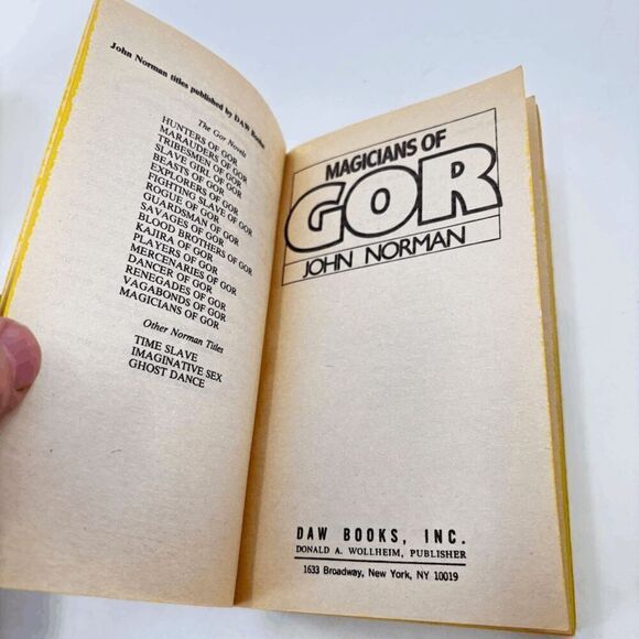 Magicians of GOR by John Norman. 1st printing 1988. Fantasy/adventure. Nice! - Picture 5 of 6